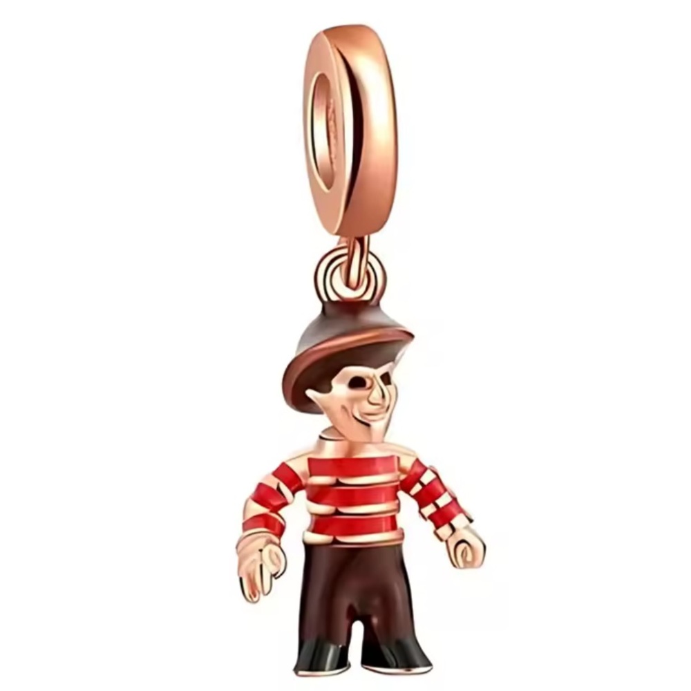 NWOT Freddy Krueger Dangle Charm Sterling Silver 925